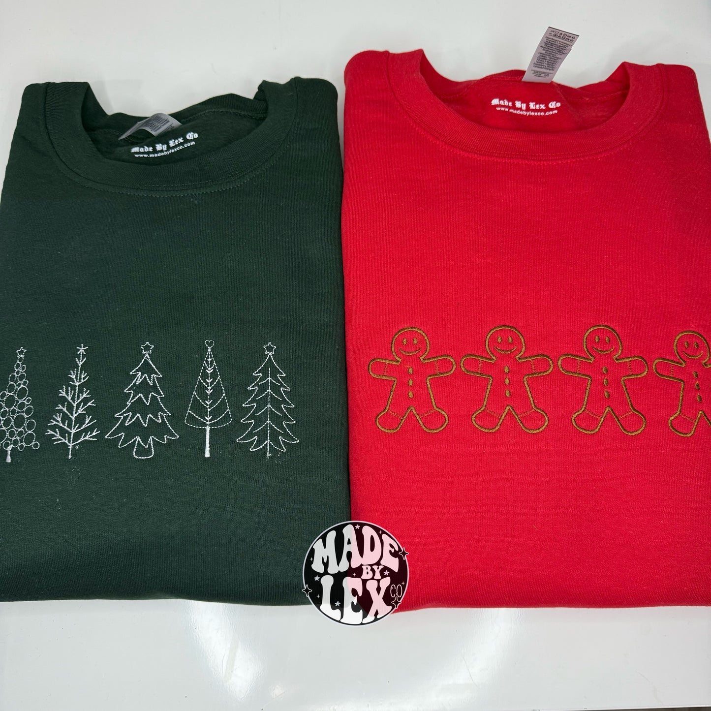 Christmas Trees Shirt - Embroidered