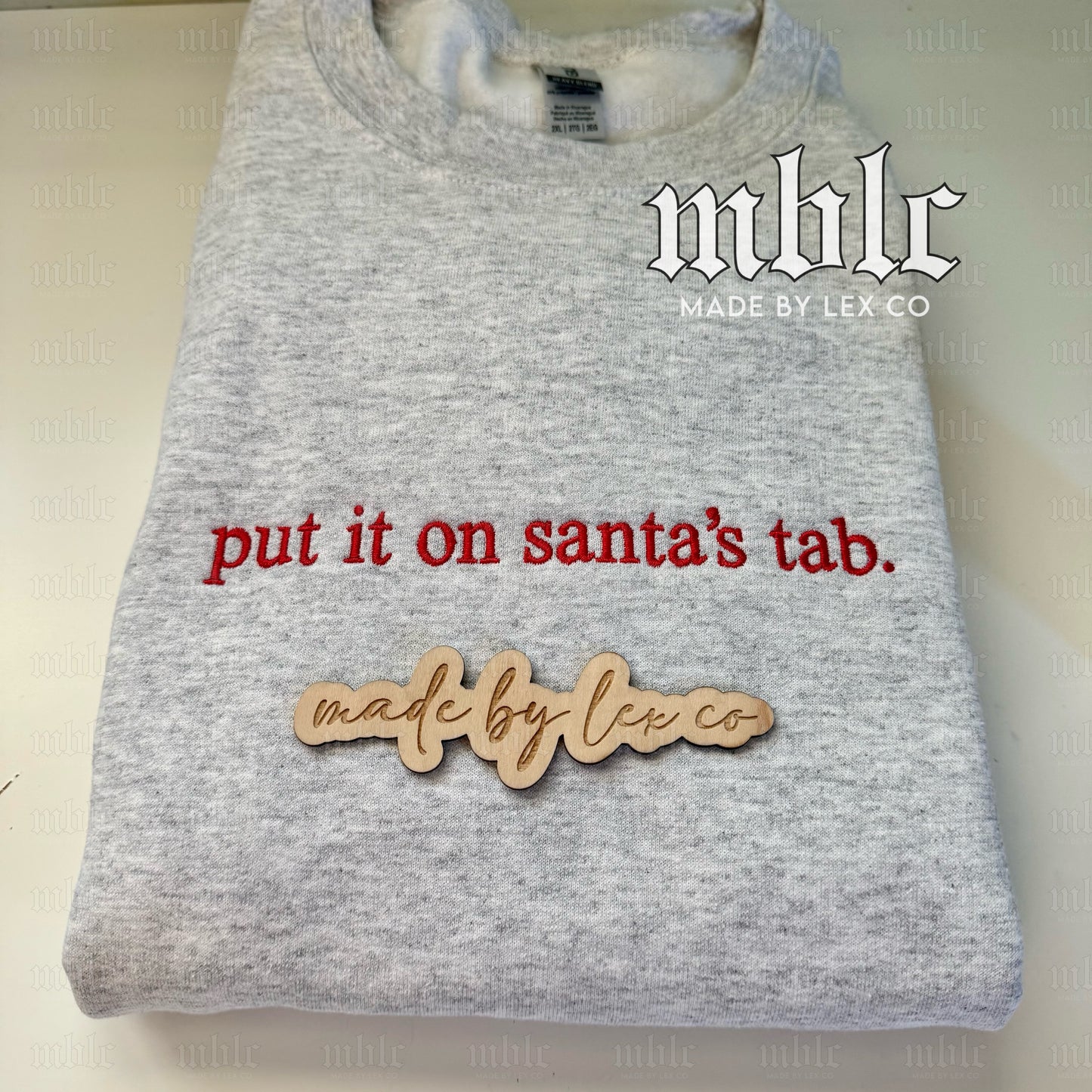 Santa’s Tab Shirt - Embroidered