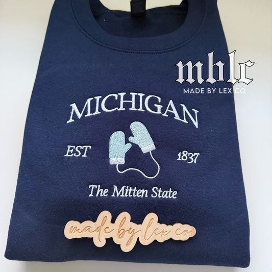 Mitten State Shirt - Embroidered
