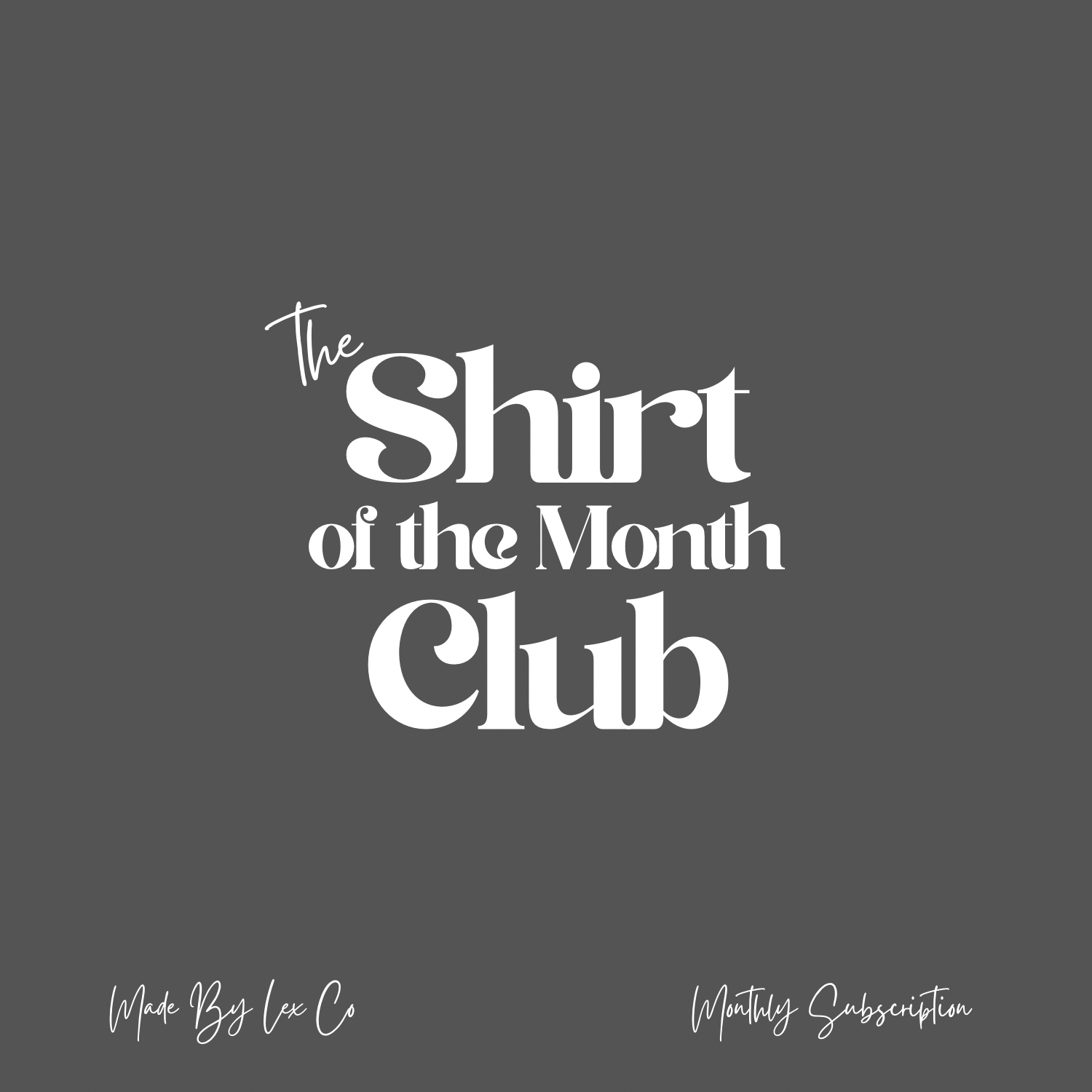 MONTHLY SUBSCRIPTION BOX