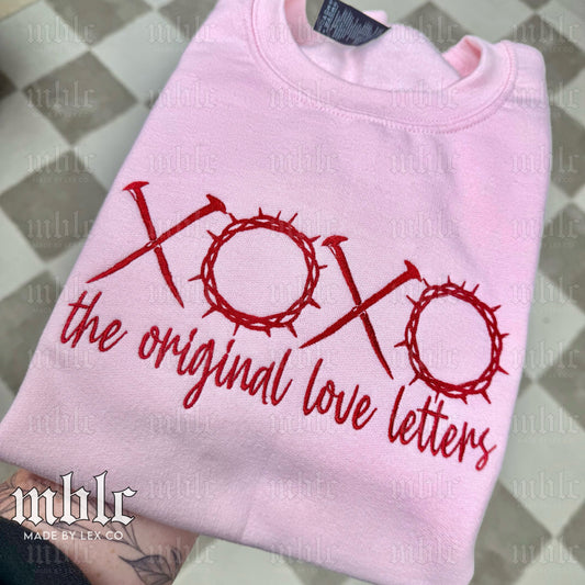 XOXO original love letters Shirt - Embroidered