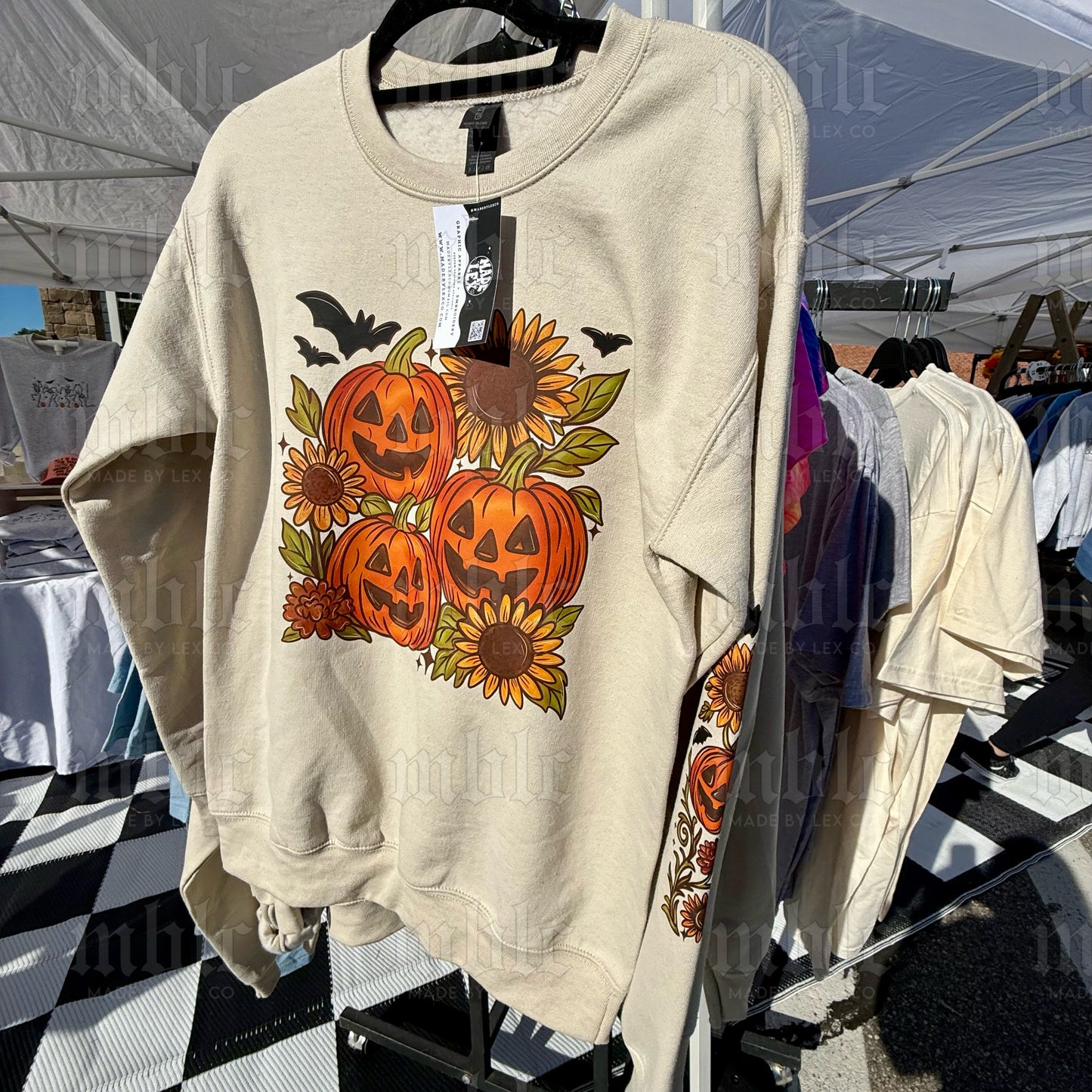 Pumpkins & Sunflower Shirt w/ Sleeve