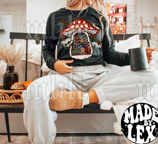 Cottage core Bookshelf Shirt