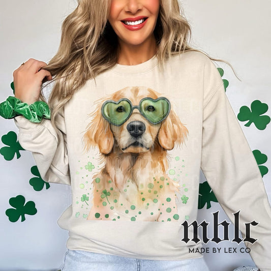 Golden Ret St Pats Shirt