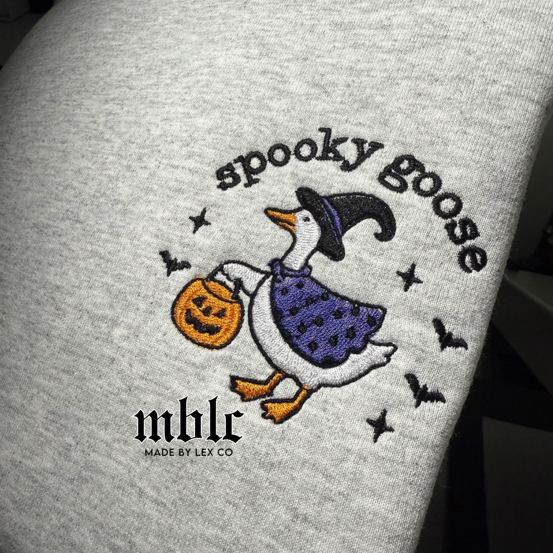 Spooky Goose Shirt - Embroidered